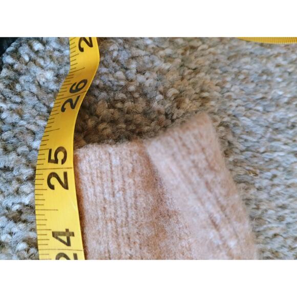 Banana Republic Aire Wrap-Front Sweater wool blend tan beige ballet Core neutral - Picture 8 of 10